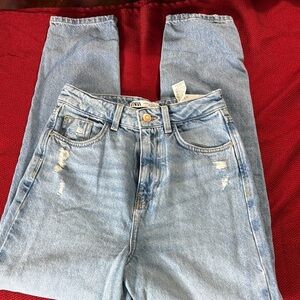 Zara Women's Light Blue Jeans